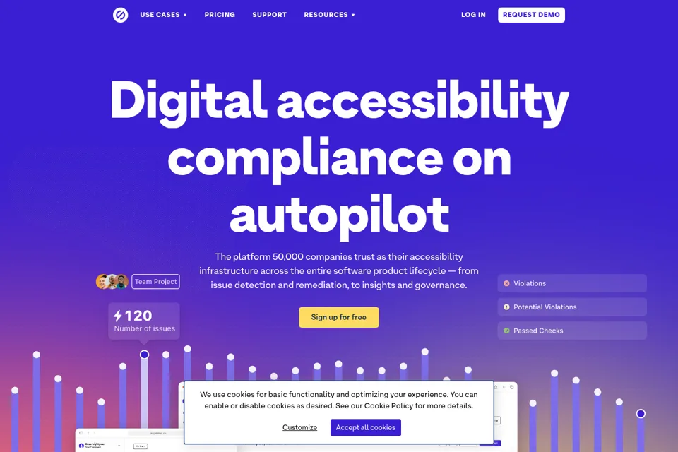 Landing page preview