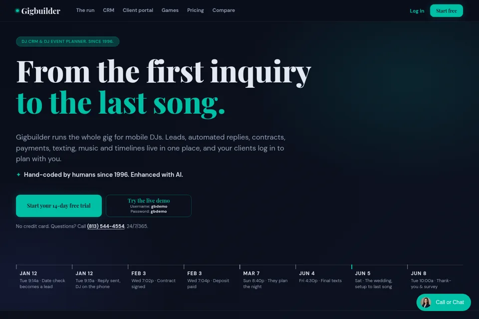 Landing page preview