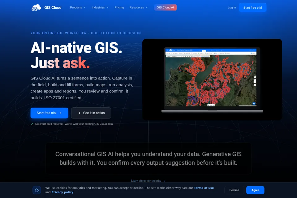 Landing page preview