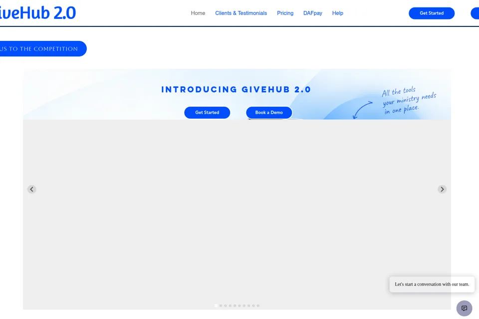 Landing page preview