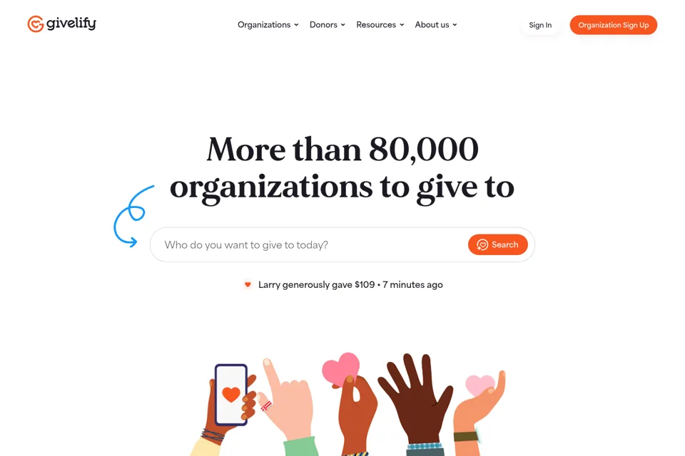 Landing page preview