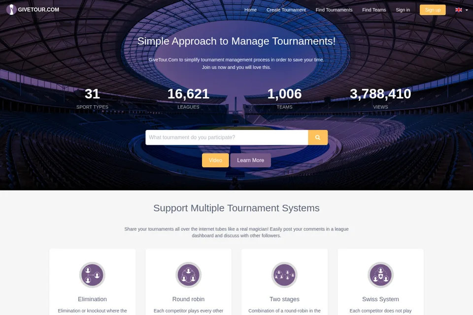 Landing page preview