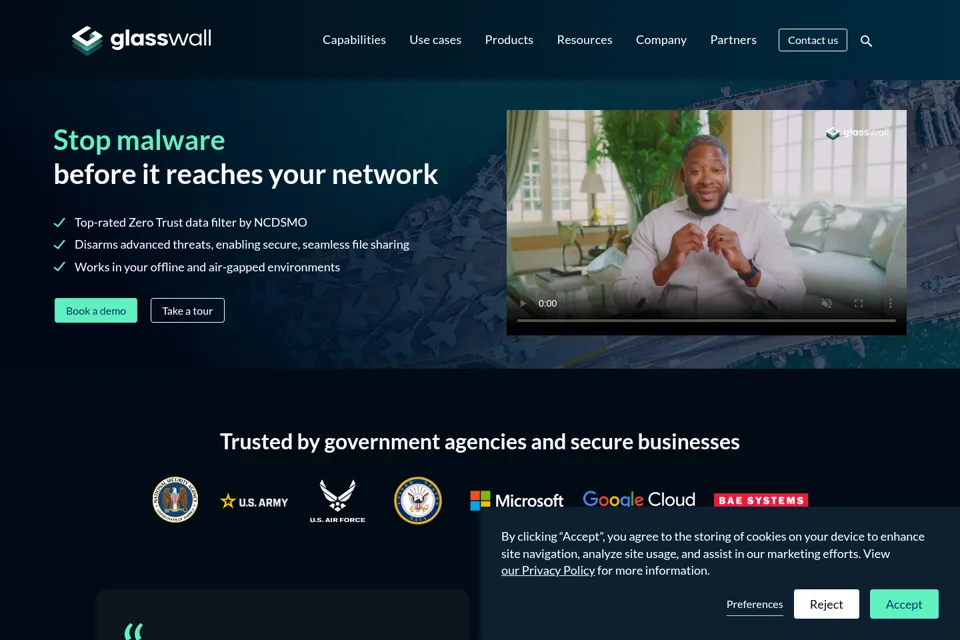Landing page preview