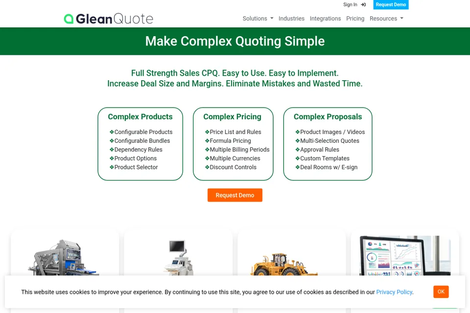 Landing page preview