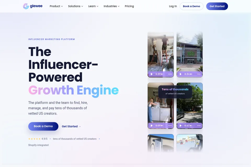 Landing page preview