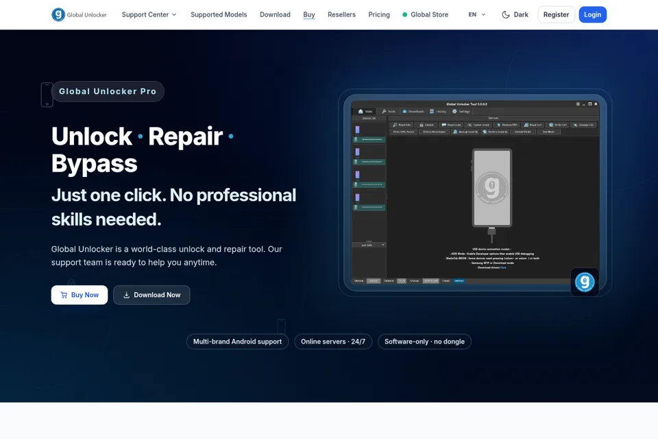 Landing page preview