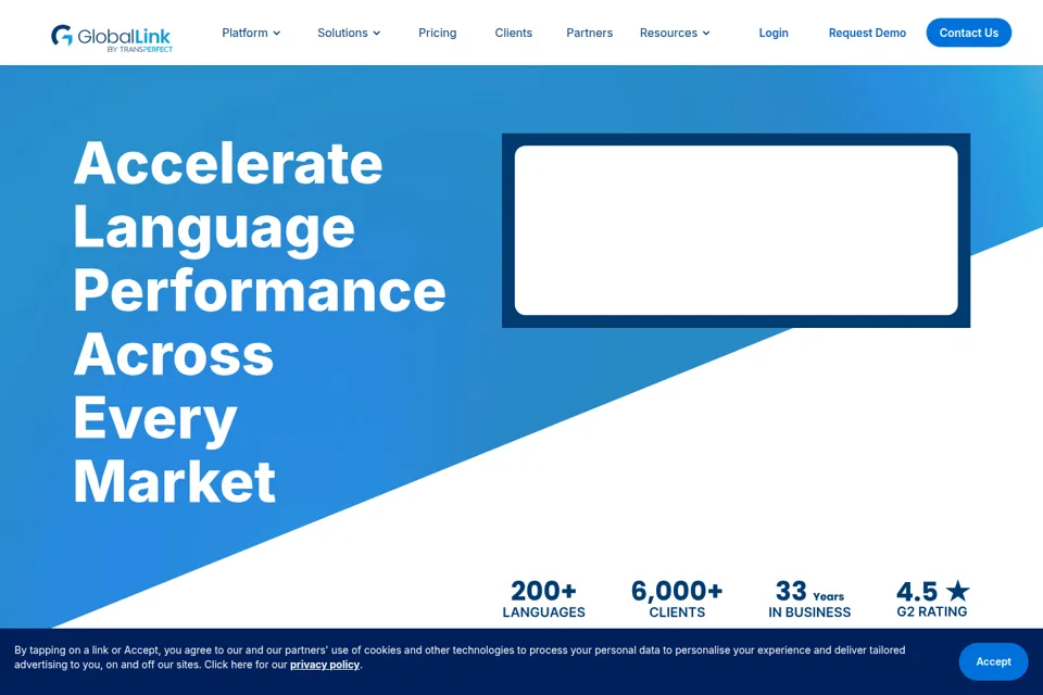 Landing page preview