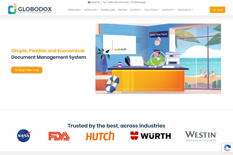 Landing page preview