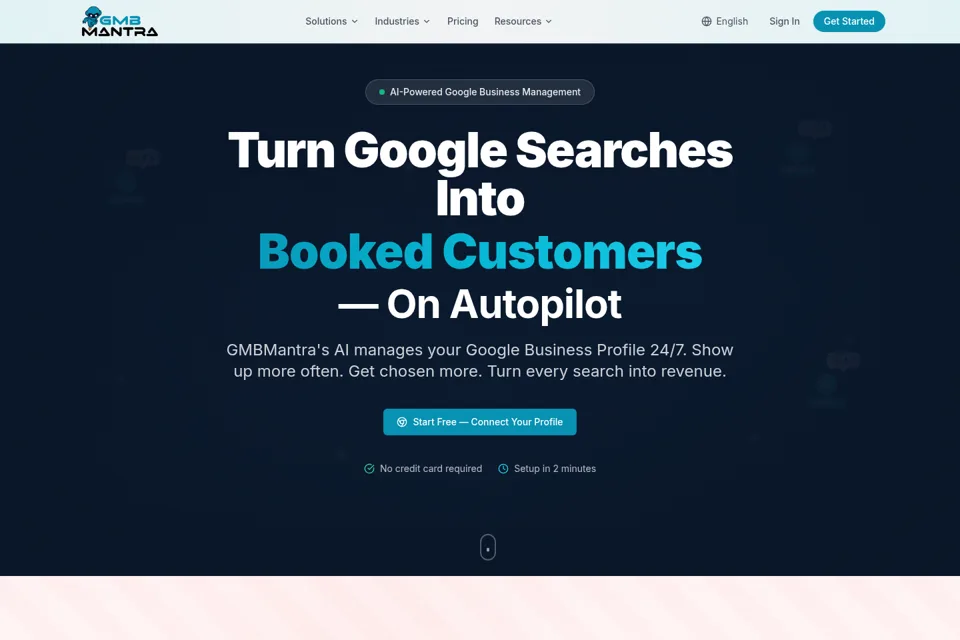 Landing page preview