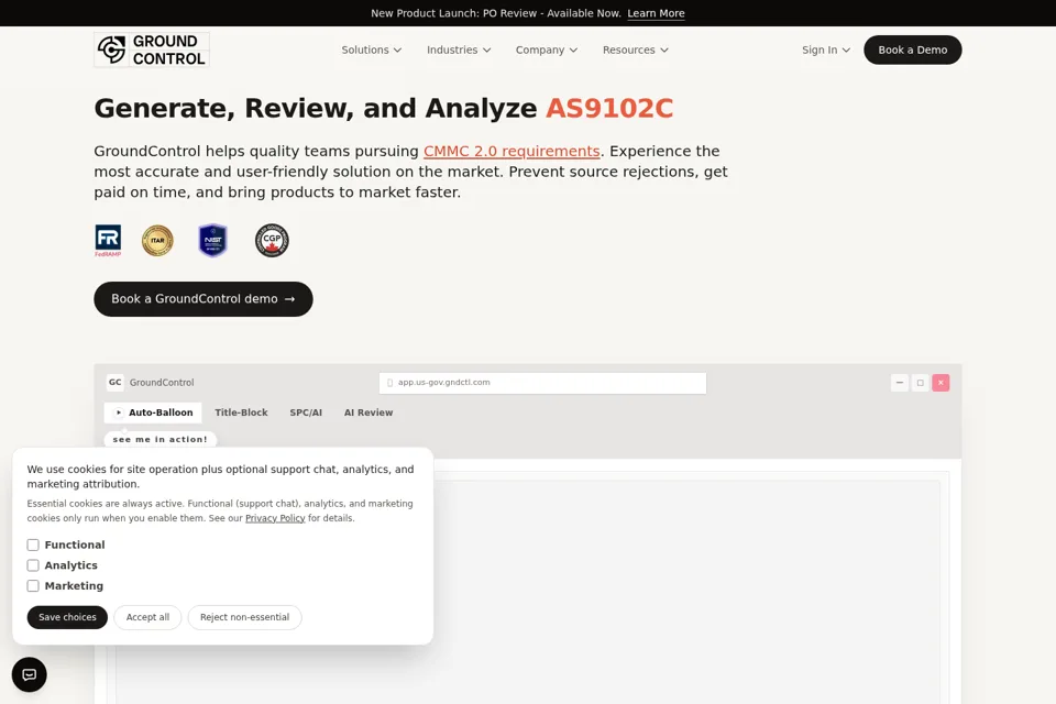 Landing page preview