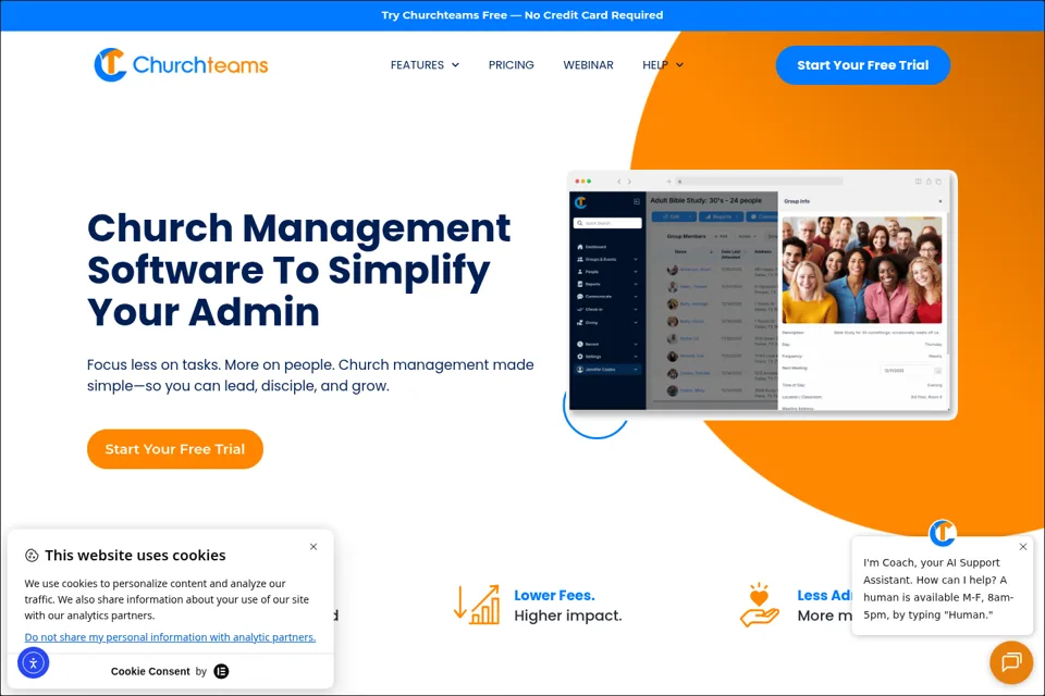 Landing page preview