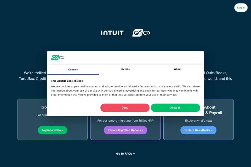 Landing page preview