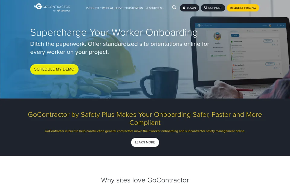 Landing page preview