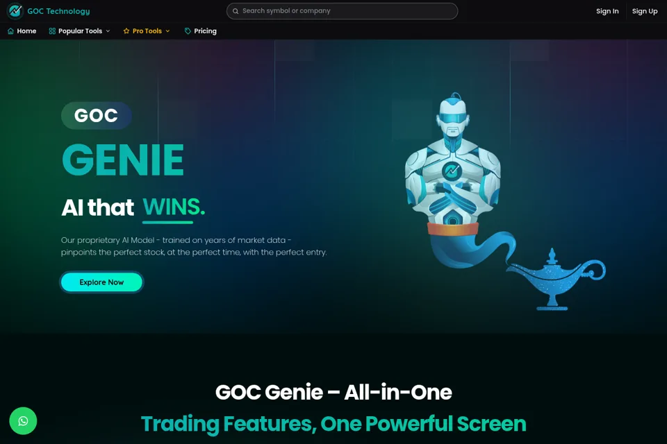 Landing page preview