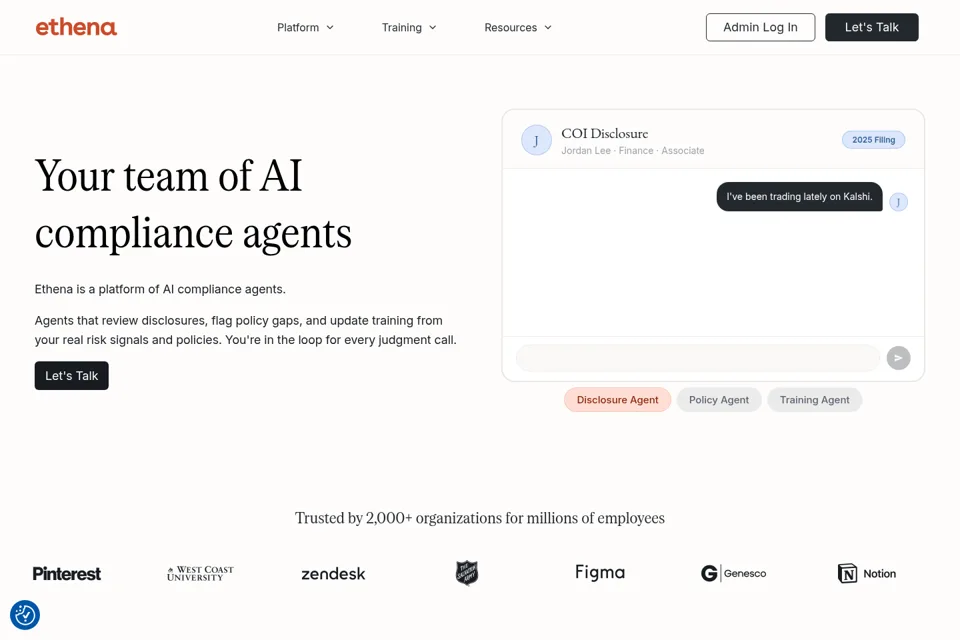 Landing page preview