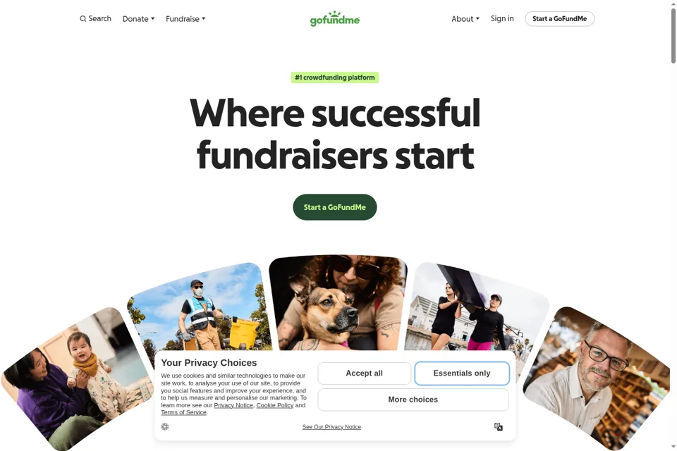 Landing page preview