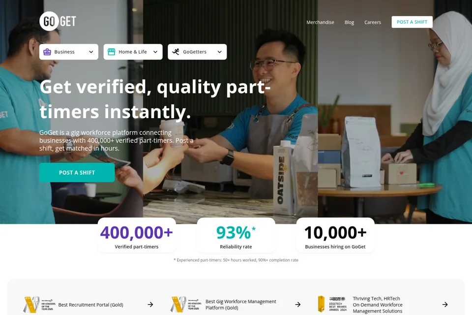 Landing page preview