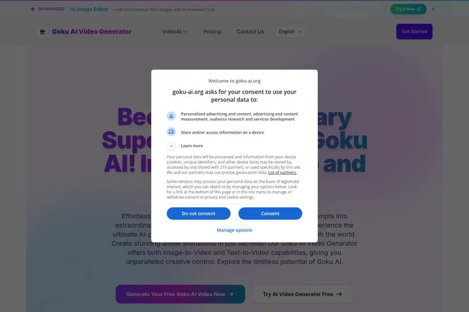 Landing page preview