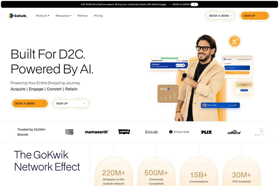 Landing page preview