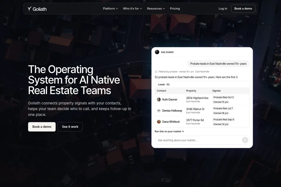 Landing page preview