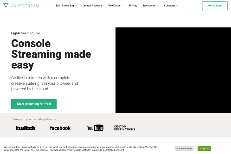 Landing page preview