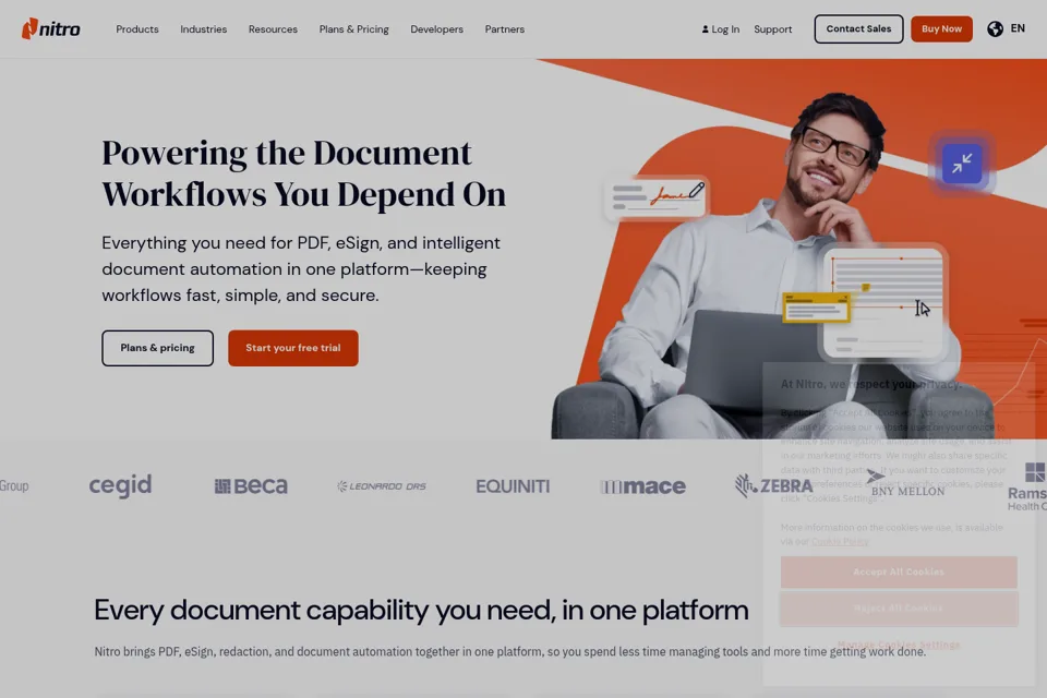 Landing page preview