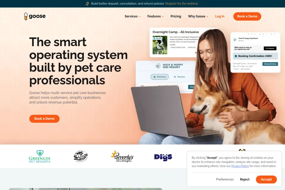 Landing page preview