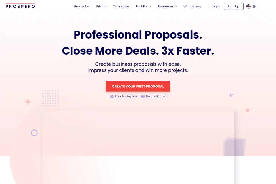 Landing page preview