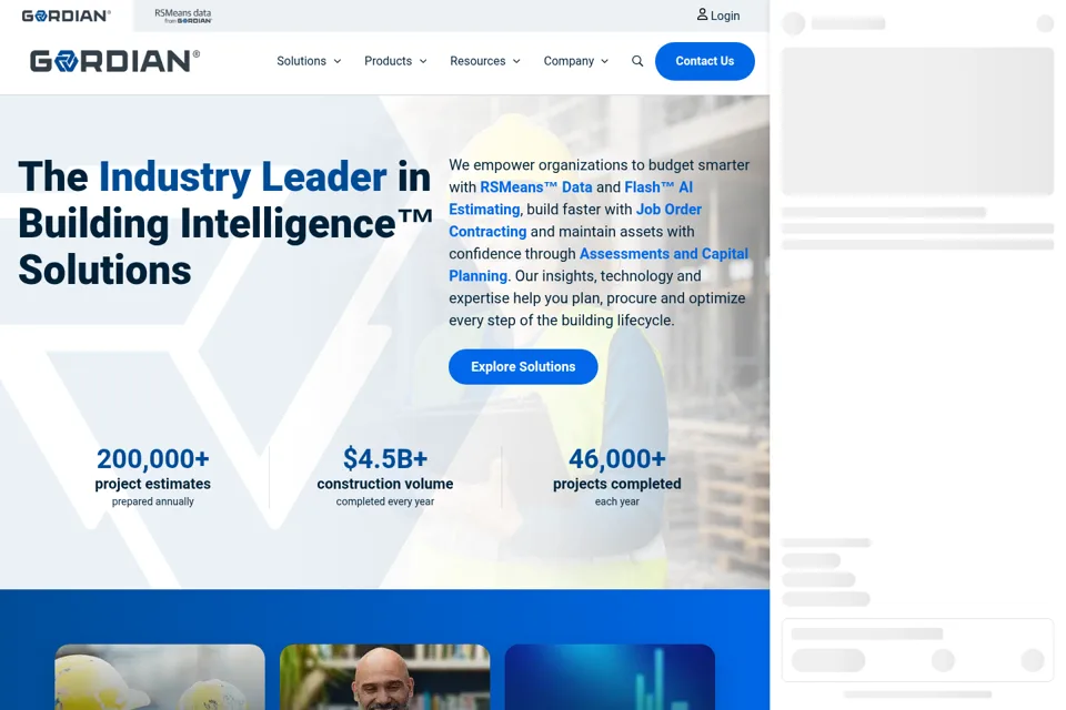 Landing page preview