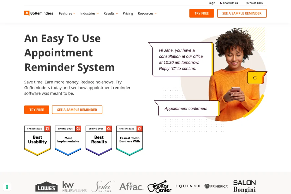 Landing page preview