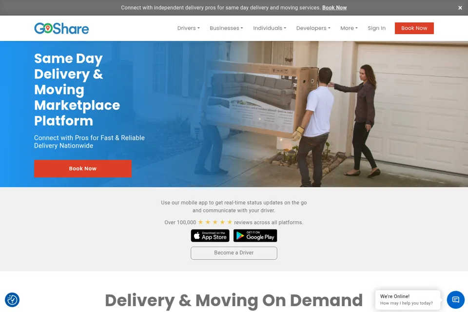 Landing page preview