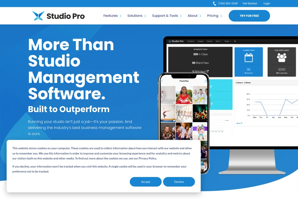 Landing page preview