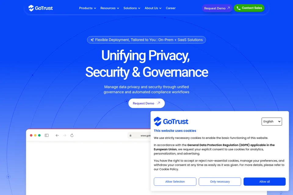 Landing page preview