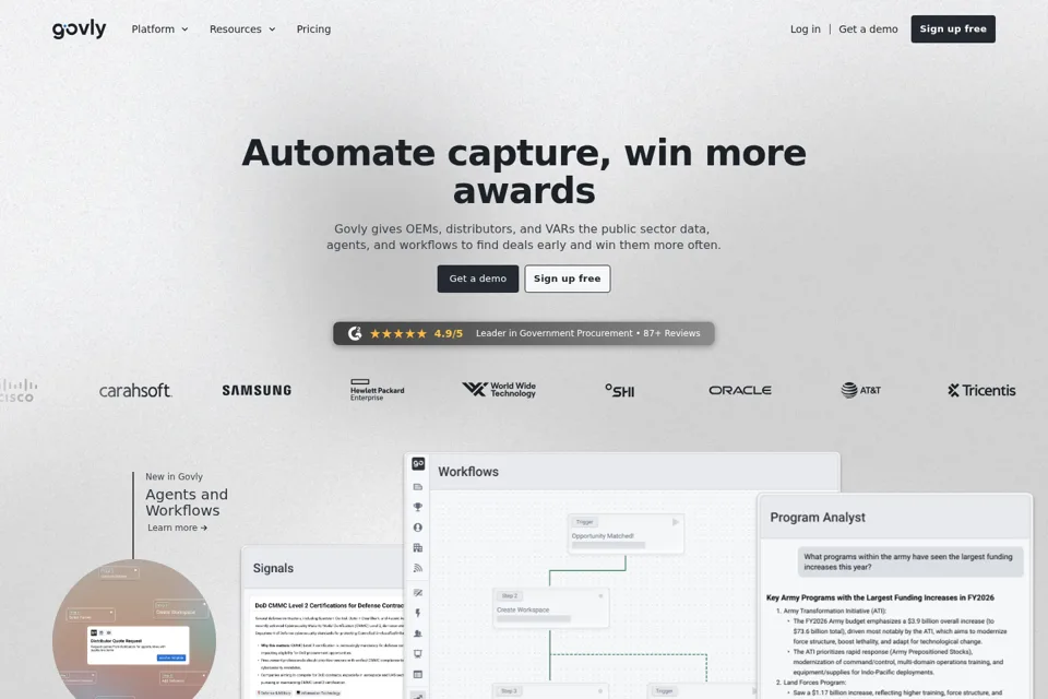 Landing page preview