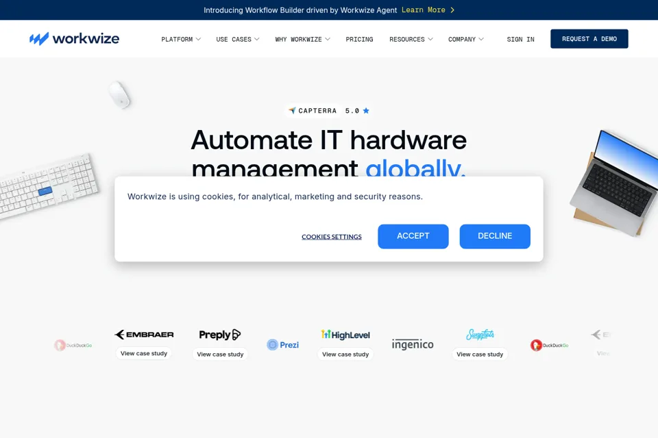 Landing page preview