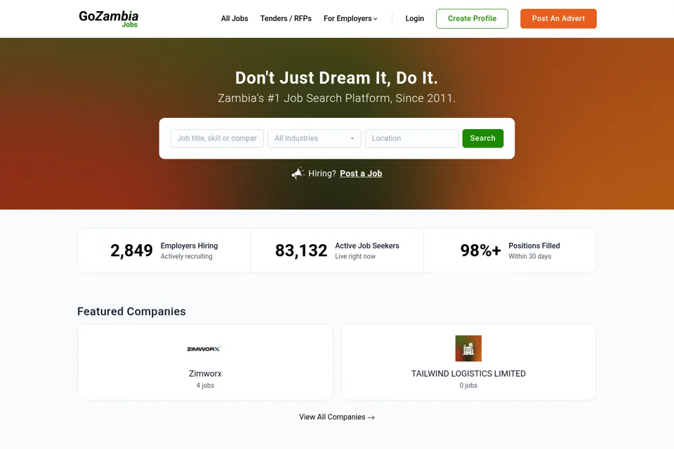 Landing page preview