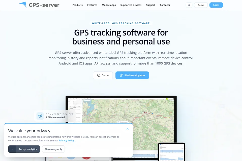 Landing page preview