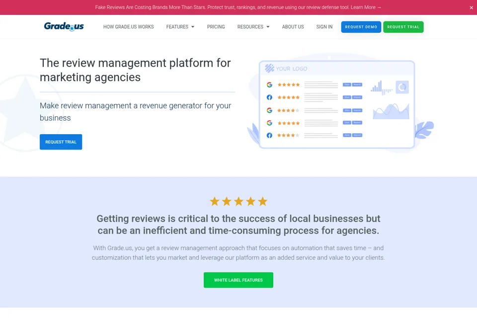 Landing page preview