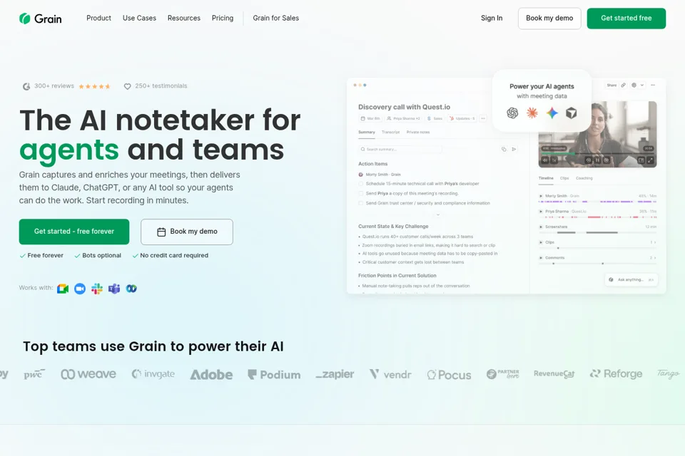 Landing page preview