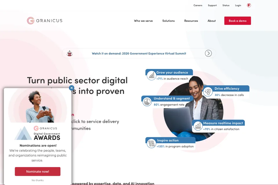 Landing page preview