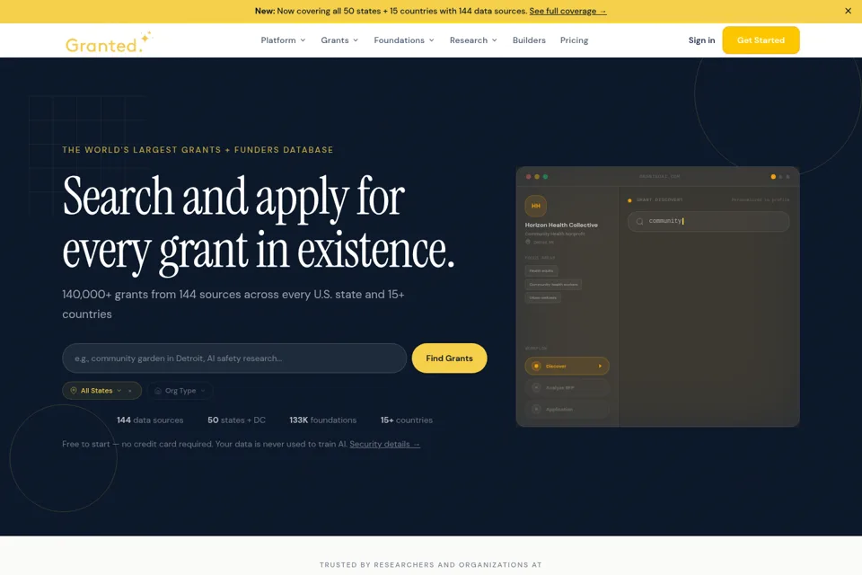 Landing page preview
