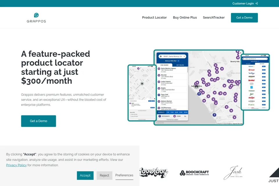 Landing page preview