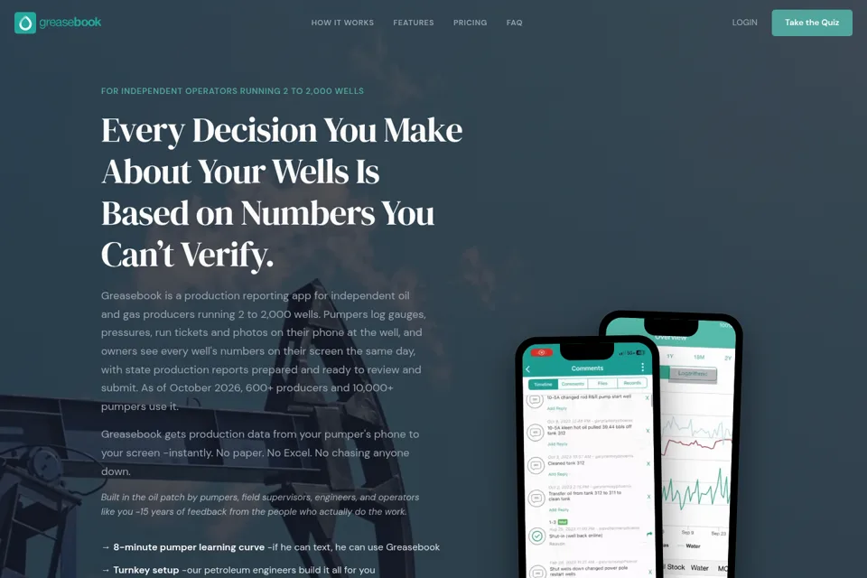 Landing page preview