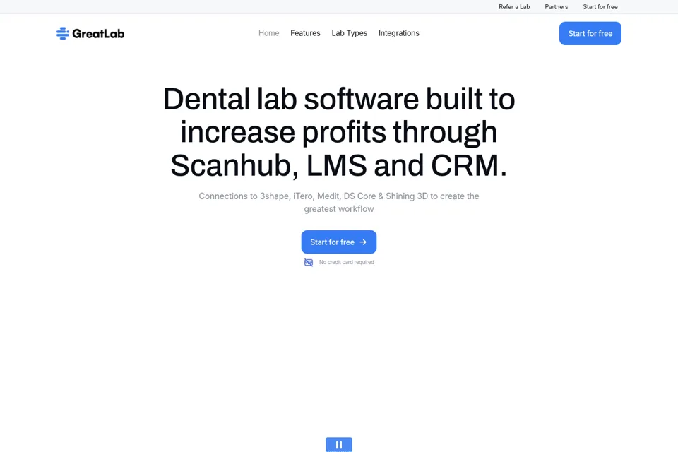 Landing page preview