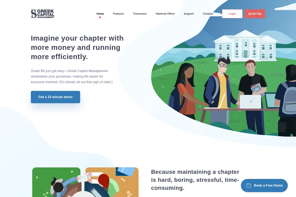Landing page preview