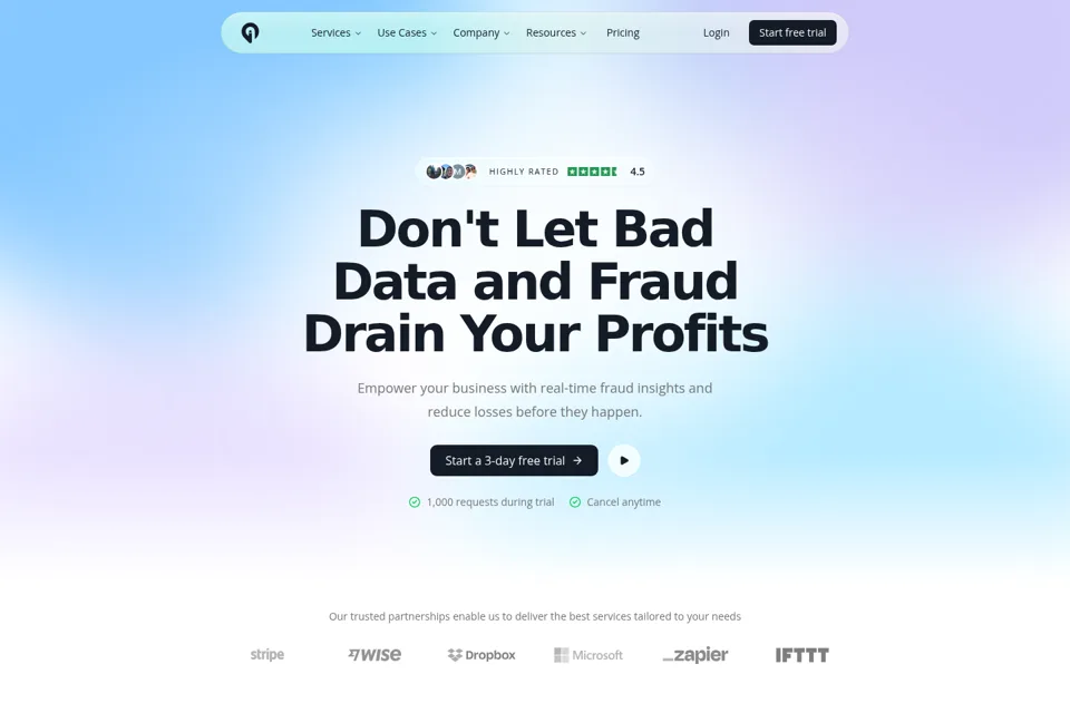 Landing page preview