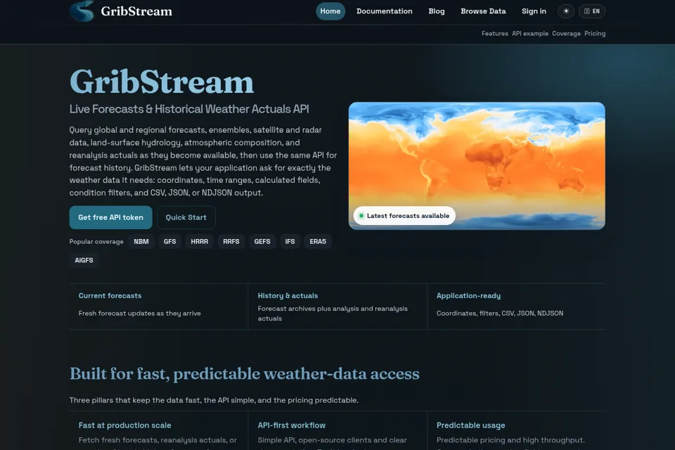 Landing page preview