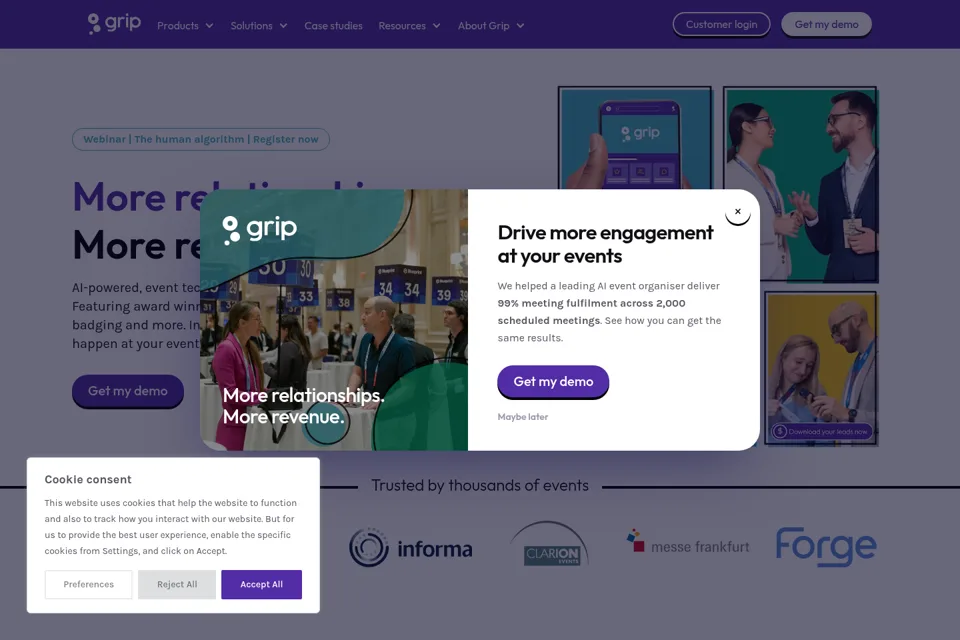 Landing page preview