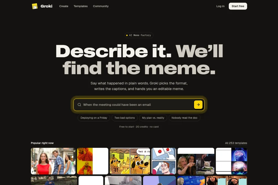Landing page preview