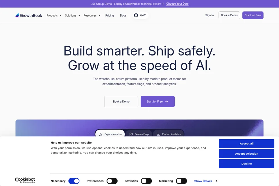 Landing page preview